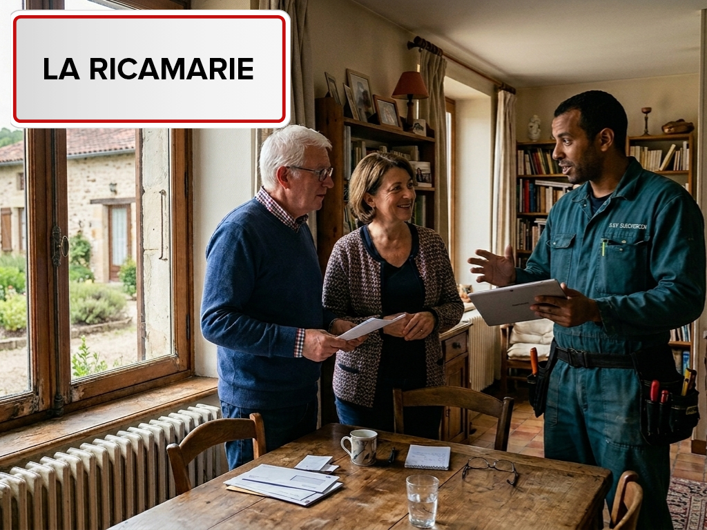 Installation de pompe à chaleur à La Ricamarie (42150) dans la Loire